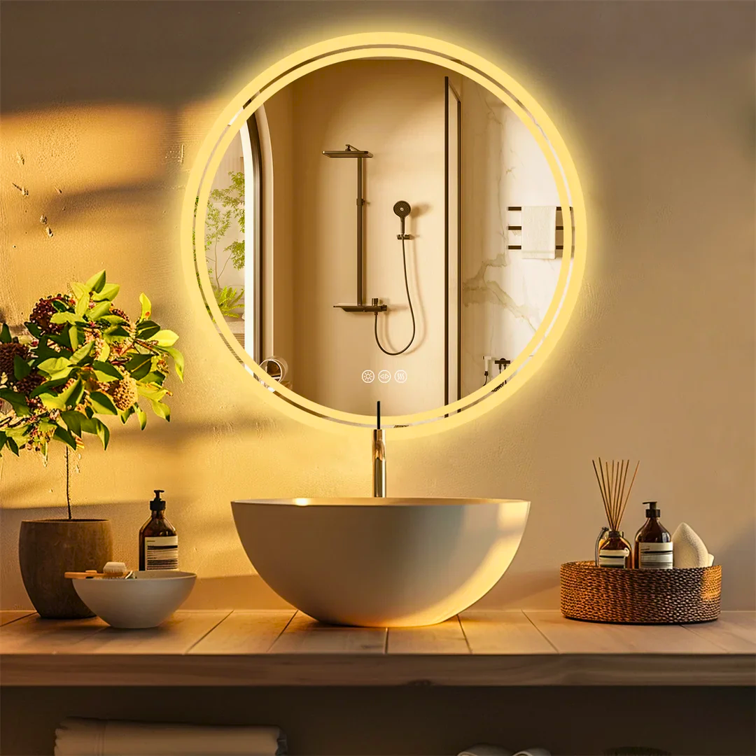 Luxury Round LED Mirror