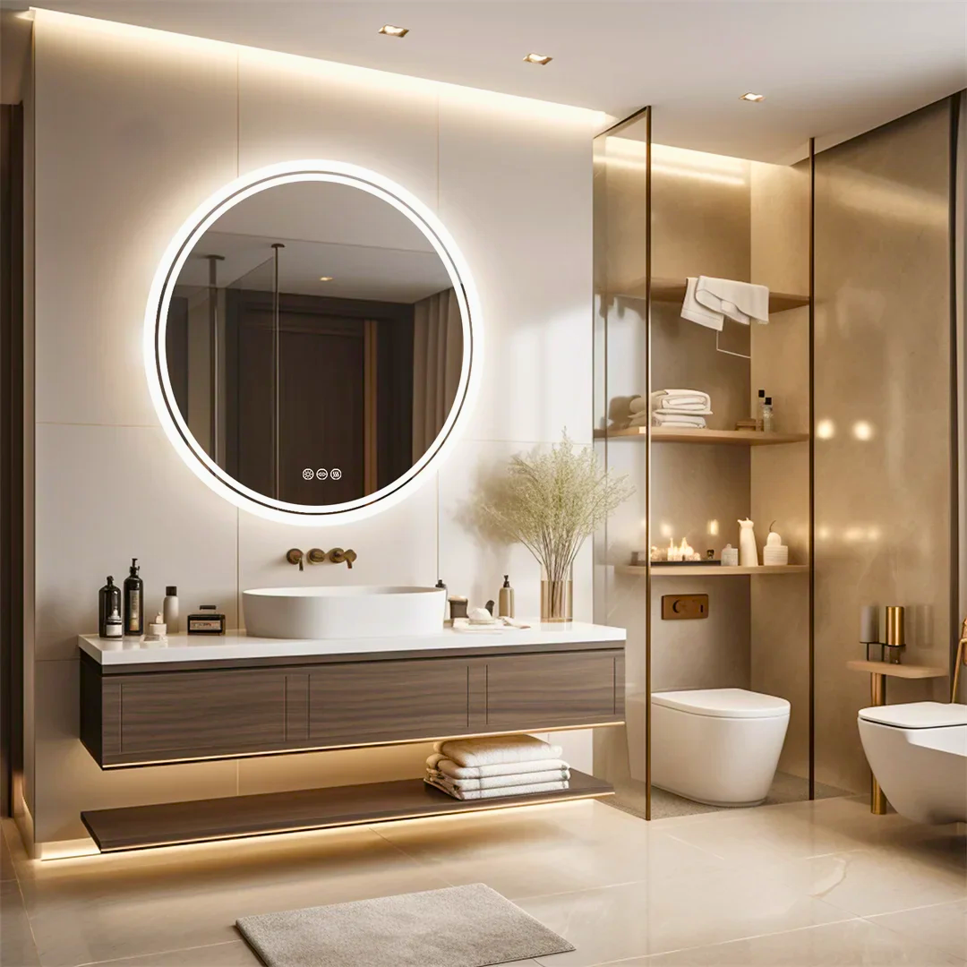 Luxury Round LED Mirror