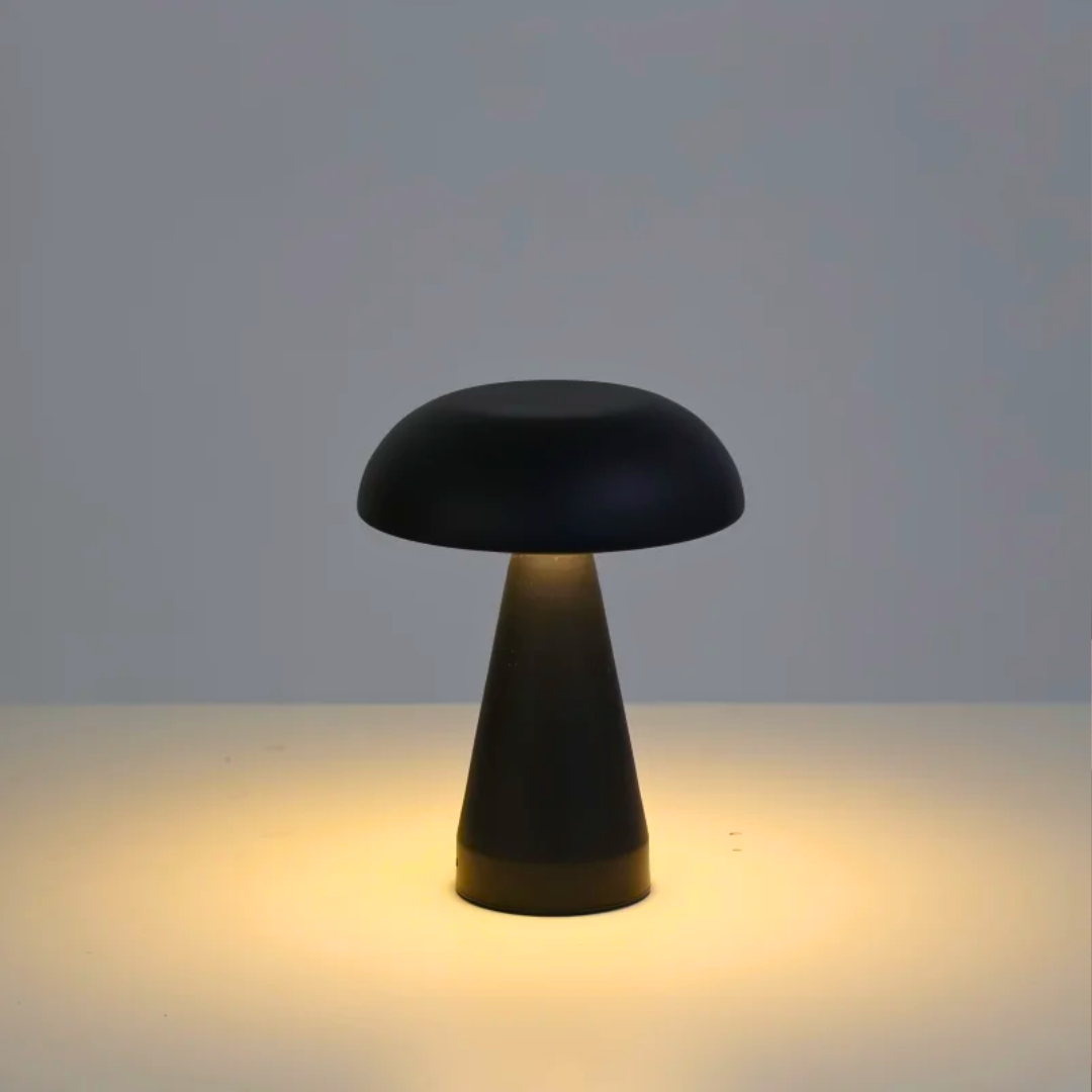 Modern Metal Mushroom Lamp