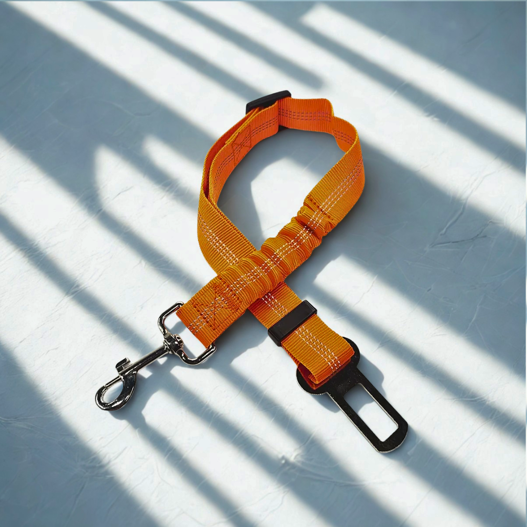 Safety-First Adjustable Pet Seat Belt