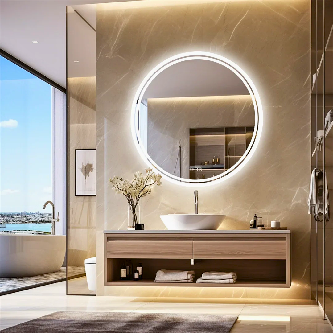 Luxury Round LED Mirror