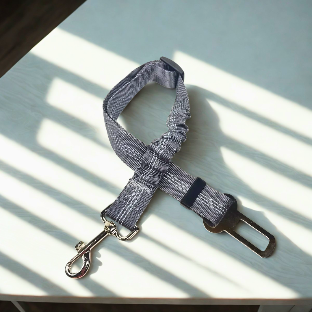 Safety-First Adjustable Pet Seat Belt