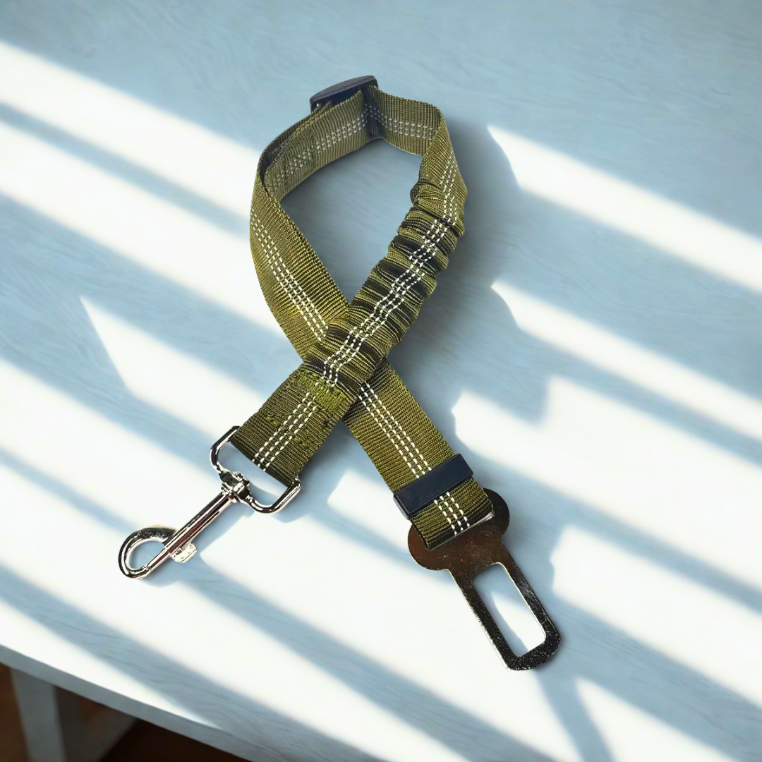 Safety-First Adjustable Pet Seat Belt