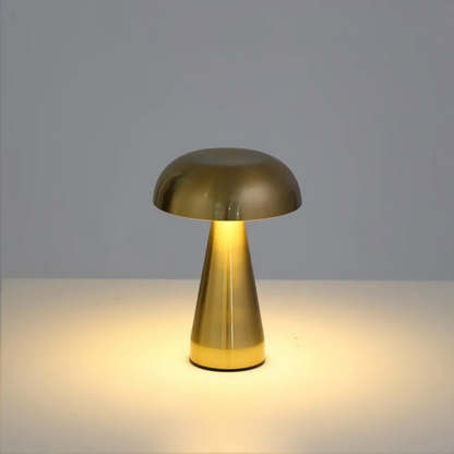 Modern Metal Mushroom Lamp