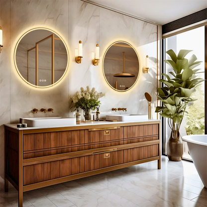 Luxury Round LED Mirror
